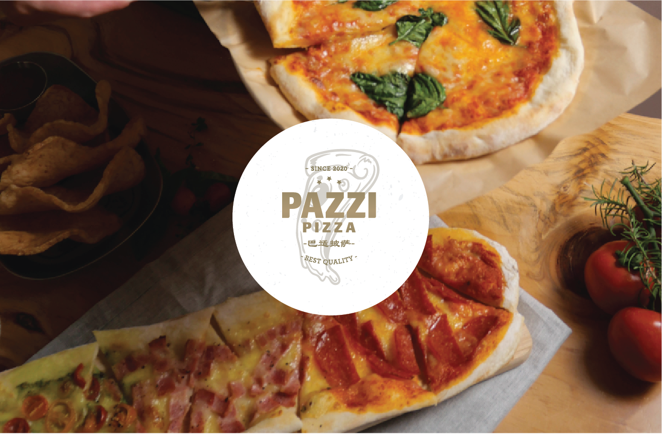Pazzi Pizza: Branding · Logo Design · Graphic Design